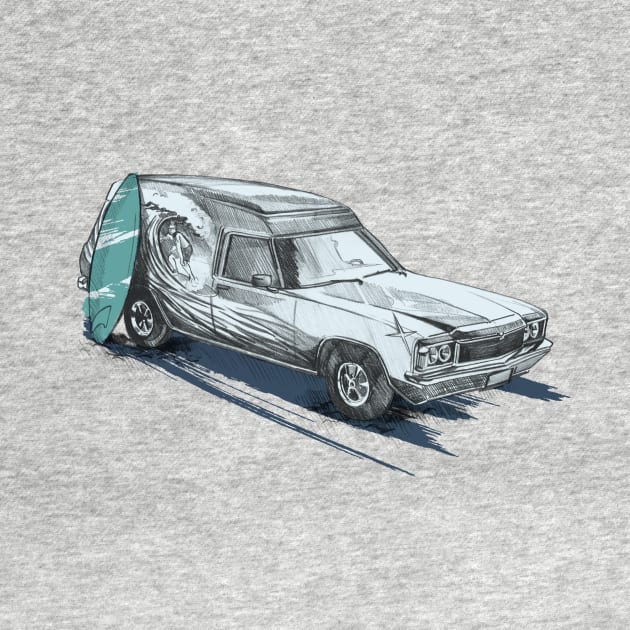 Surfing Van by Buy Custom Things